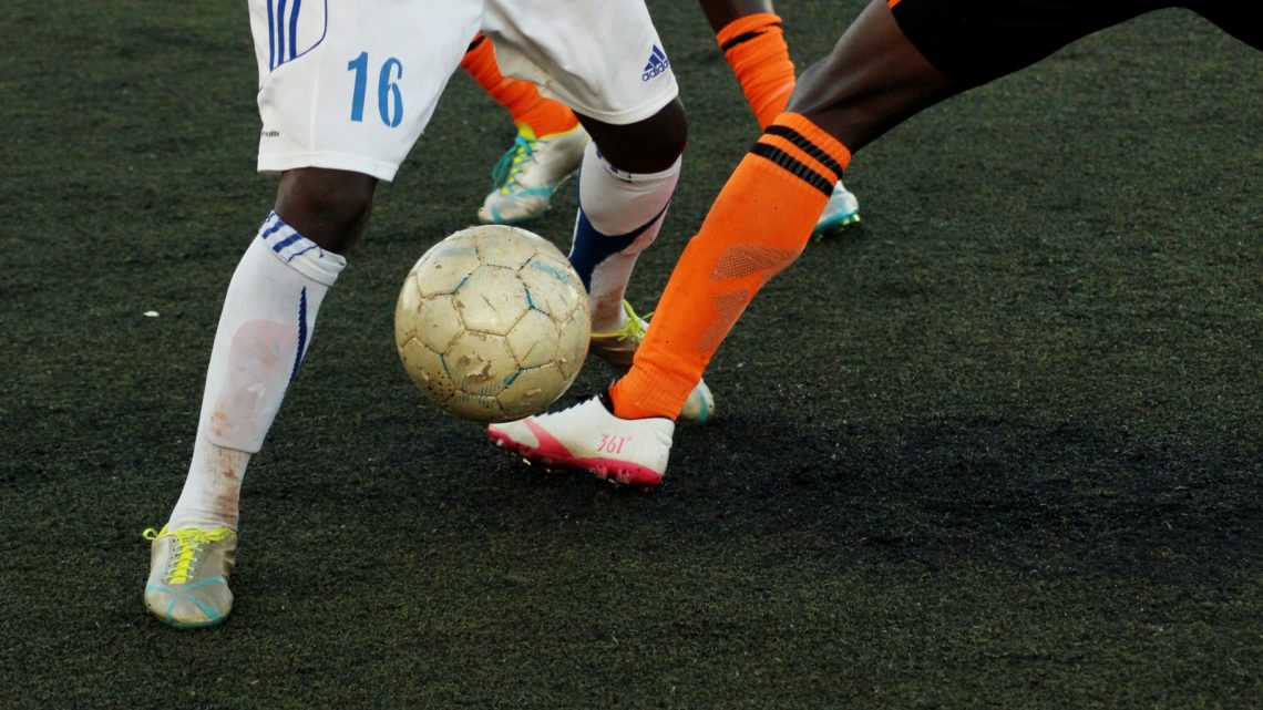 person playing soccer